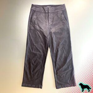 Paige Shiny Black Pants Size 28 Nellie Luxe Coating High Rise